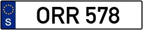 Truck License Plate